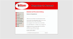 Desktop Screenshot of bittner-personalmanagement.de